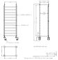 Preview: ABRÄUMWAGEN DEMONTABEL EN 600x400