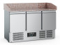 Preview: EcoFrost PIZZATISCH 3 Türen | Temp. +2 bis +8°C | 1400x700x1020mm