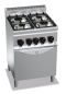 Mobile Preview: BERTOS Plus 600 - Gasherd 4 Kochstellen auf Gasbackofen 1/1