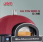 Preview: OEM ROTO DOME TOUCH Pizzaofen - 7 x 30 | 5 x 35 cm neapolitanische Pizzen