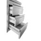 Preview: Arbeitsschrank aus Edelstahl, 50 x 70