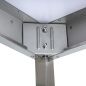Preview: Edelstahl Arbeitstisch mit Aufkantung 700x700x850 mm