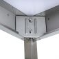 Preview: Edelstahl Arbeitstisch 800x700x850 mm - Unterfahrbar