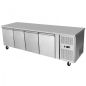 Preview: ATOSA Kühltisch, Umluft, 510 Liter, -2°C bis +8°C, 2230x700x850, opt. Aufkantung