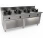 Preview: Casta GAS WOKHERD - CHINAHERD 4 Brenner - 4x 14kW bis 21kW - Breite Version