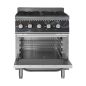 Preview: Gasherd "700 Serie" 4 Brenner 28,8 kW mit Gasbackofen 6 kW