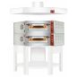 Preview: Elektrischer Ofen, Eck-Model, 2 Kammer, 16 Pizzen Ø 350 mm
