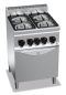 Mobile Preview: BERTOS Plus 600 ECO Power - Gasherd 4 Kochstellen auf Gasbackofen 1/1