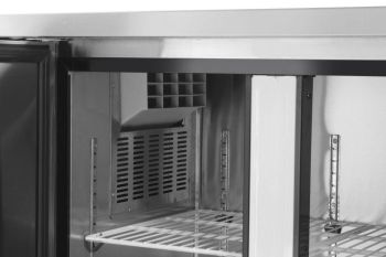 Preview: Kühltisch, zweitürig Kitchen Line 220 L