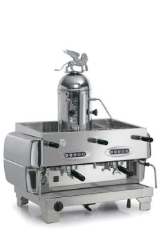 La San Marco 80 PREZIOSA CROMATA - 2 Gruppig - Siebträger-Espressomaschine