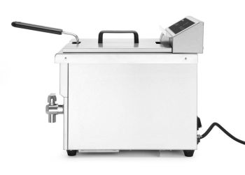 Preview: Induktionsfritteuse mit Ablasshahn - 8 l