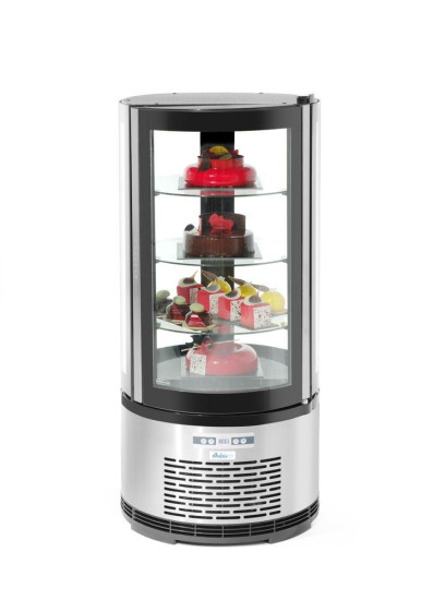 Preview: Kuchenvitrine, rund 100L