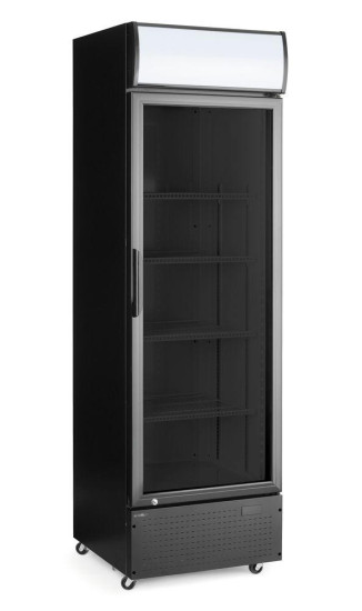 Hendi Eintüriger Kühlschrank mit hinterer Bar und hinterleuchteter Blende,