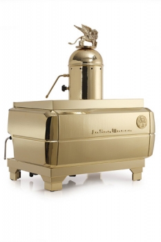 La San Marco 80 PREZIOSA GOLD - 3 Gruppig - Siebträger-Espressomaschine