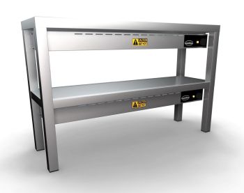 Preview: AUFSATZBORD KERAMISCH BEHEIZT 2 STUFIG 1000 6 HEATERS OF 250W