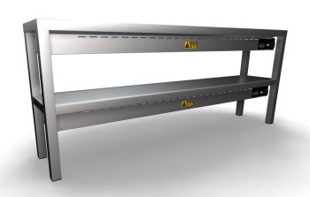 Preview: AUFSATZBORD KERAMISCH BEHEIZT 2 STUFIG 1600 8 HEATERS OF 250W