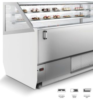Preview: SPEISEISVITRINE MILLENIUM 18 *TRANSPORT AUF ANFRAGE*