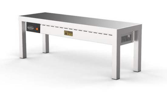 AUFSATZBORD KERAMISCH BEHEIZT 1 STUFIG 1400 4 HEATERS OF 250W