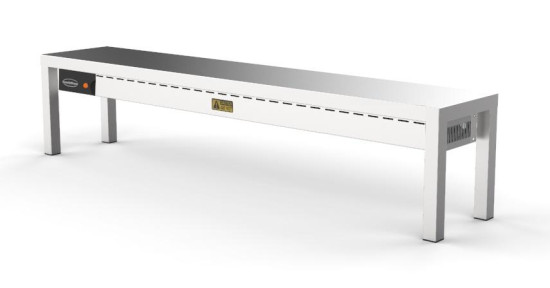 AUFSATZBORD KERAMISCH BEHEIZT 1 STUFIG 1600 4 HEATERS OF 250W