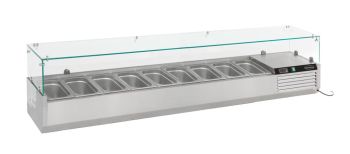 AUFSATZVITRINE 1/3 GN x 9
