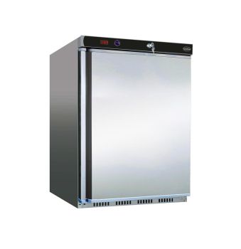 TIEFKÜHLSCHRANK EDELSTAHL 1 TÜR