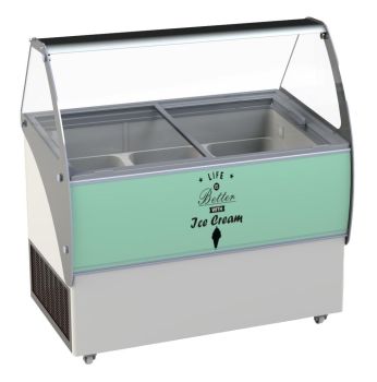 SPEISEISVITRINE CURACAO 10X5 LTR
