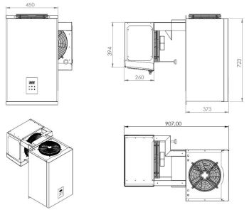 Preview: TIEFKÜHLAGGREGATE HUCKEPACK 4,1-6,5 M3