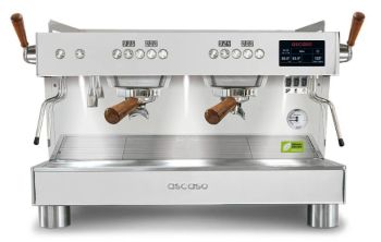 Ascaso Barista T PLUS 2024 - 2 Gruppe Siebträger Espressomaschine - Inox/Holz