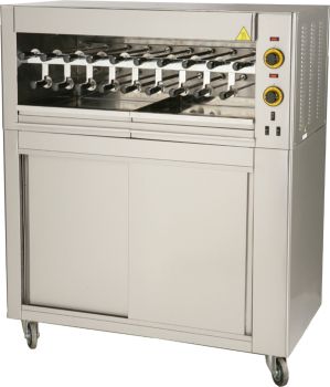 Elektro Churrasco - Schaschlik Grill - Multi Grill, 19 Spieße mit Unterbau