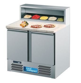 Cool Compact Vorbereitungstisch - Pizzakühltisch Snack Station PKT95