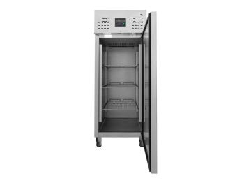 Edelstahl Kühlschrank, Eco 500, -2° bis +8° C, Iso 50 mm, Umluftkühlung, BTH 680 x 710 x 2000 mm