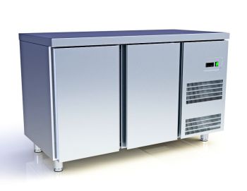 Kühltisch 600 Serie - 220 Liter, 2 Türen, Temp. 0° bis +8° C