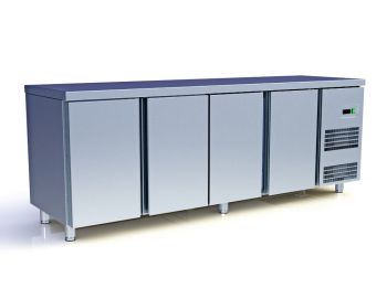 Kühltisch 600 Serie - 510 Liter, 4 Türen, Temp. 0° bis +8° C