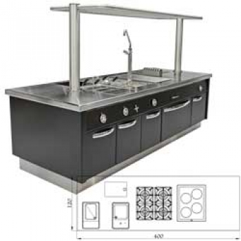 "Piano Chef" Mittelherdanlage 4000