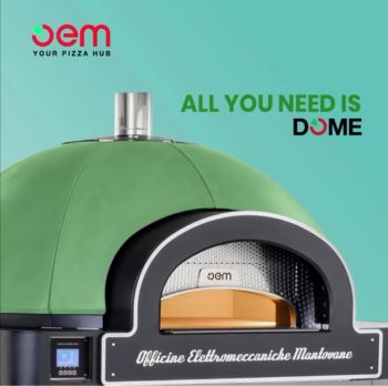 OEM ROTO DOME TOUCH Pizzaofen - 7 x 30 | 5 x 35 cm neapolitanische Pizzen