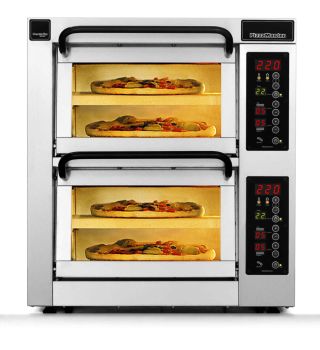 Preview: Pizzaofen PizzaMaster PM 452 ED ≤ 4x 45 cm Pizzen - 500°C - Doppelkammer