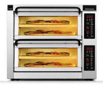 Preview: Pizzaofen PizzaMaster PM 552 ED ≤ 4x 52 cm Pizzen - 500°C - Doppelkammer