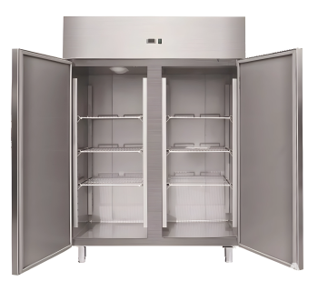 Edelstahl Umluft Tiefkühlschrank THL1180BT PROFI 1200 - Iso 60mm -18° bis -22° C