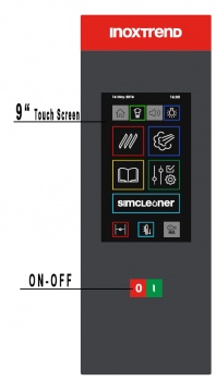 Inoxtrend Gourmet Kombidämpfer 6x 1/1 GN mit Touch Screen - B 850 x T 820 x H 860