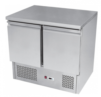 ATOSA Kühltisch 2-türig, 2 x GN1/1, +2°C/+8°C, 900x700x850 - opt. mit 1/2 + 1/2 Schublade