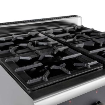 Gasherd "700 Serie" 4 Brenner 28,8 kW mit Gasbackofen 6 kW