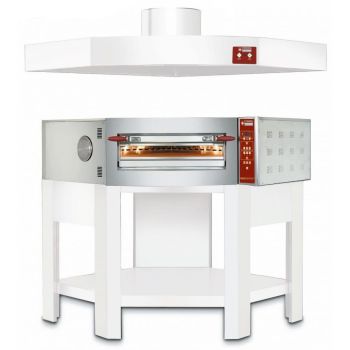 Elektrischer Ofen, Eck-Model, 1 Kammer, 8 Pizzen Ø 350 mm