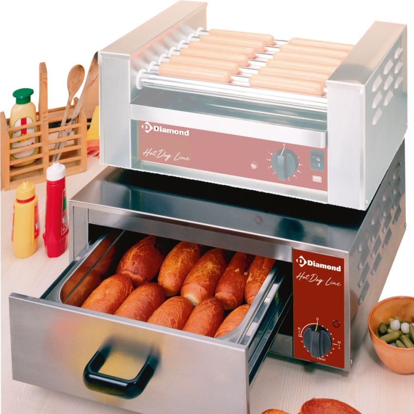 Wärmeschublade passend zu Würstchengrill