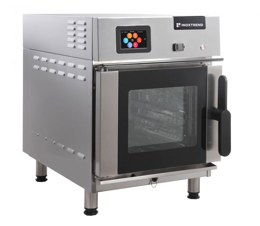 Inoxtrend Compact Kombidämpfer 4x 2/3 GN mit Touch Screen - B 520 x T 680 x H 720