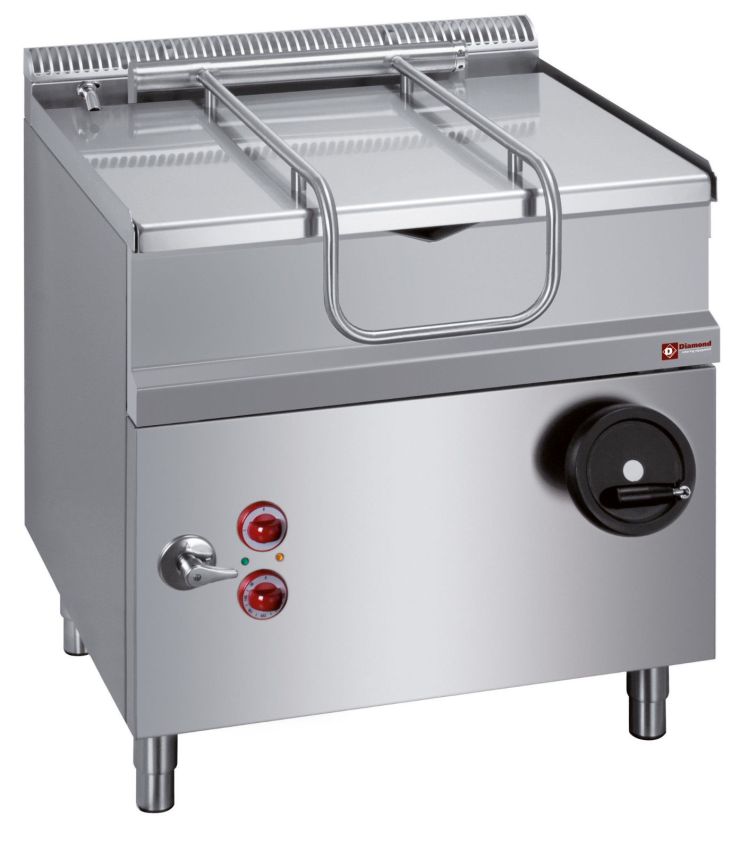 Elektro Kippbratpfanne "700 Serie" mit Edelstahlbecken, Kapazität 50 Liter