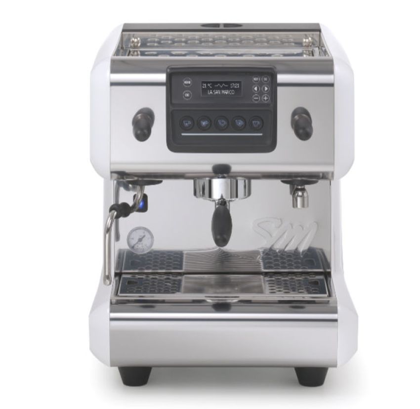 La San Marco 20/20 - 1 Gruppe - Siebträger-Espressomaschine - PLUG & PLAY - Wassertank