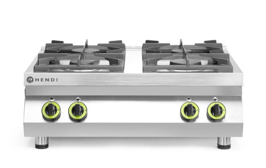 Gasherd Kitchen Line - 4 Kochfelder, Table-Top