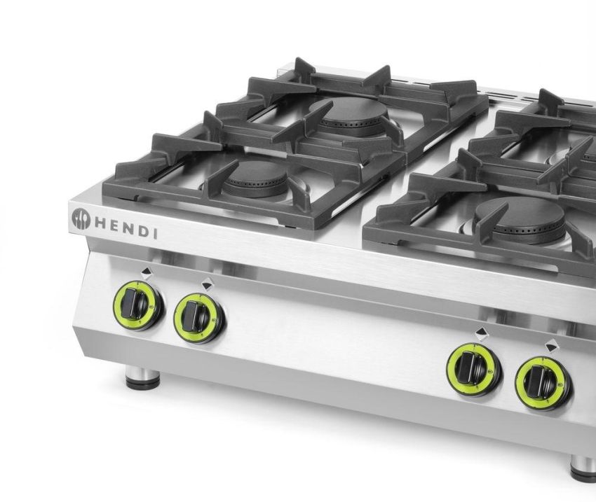 Gasherd Kitchen Line - 4 Kochfelder, Table-Top