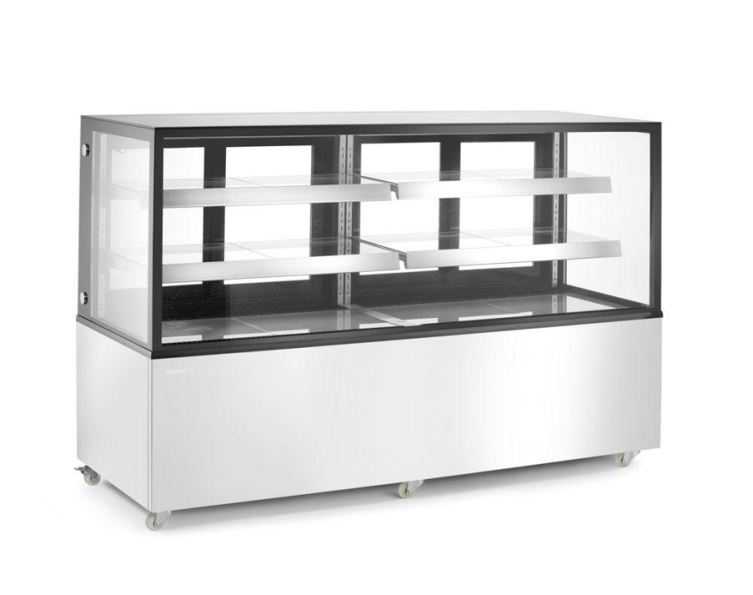 Kühlvitrine mit 2 Regalen