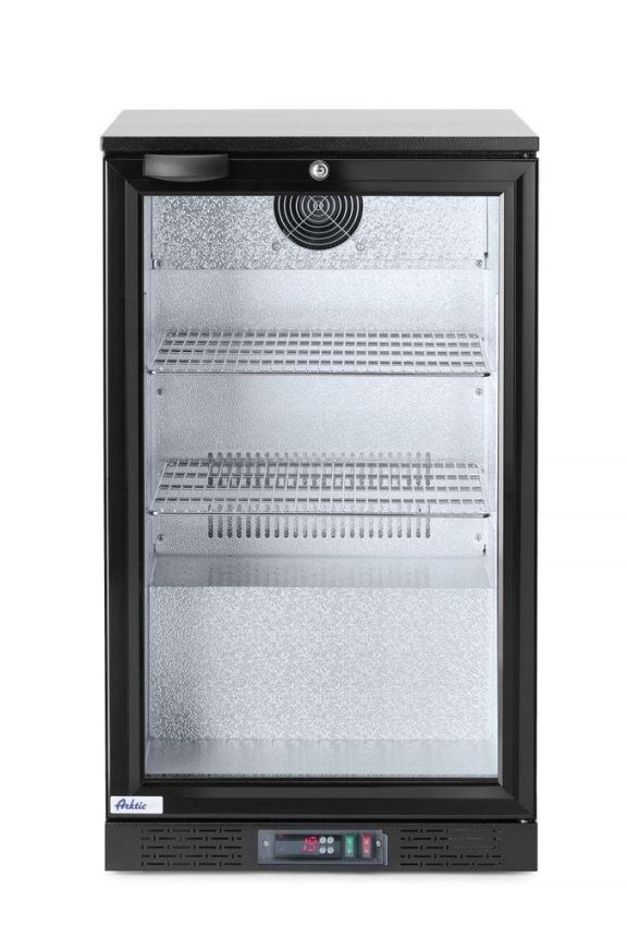 Kühlschrank hinten mit einer Tür